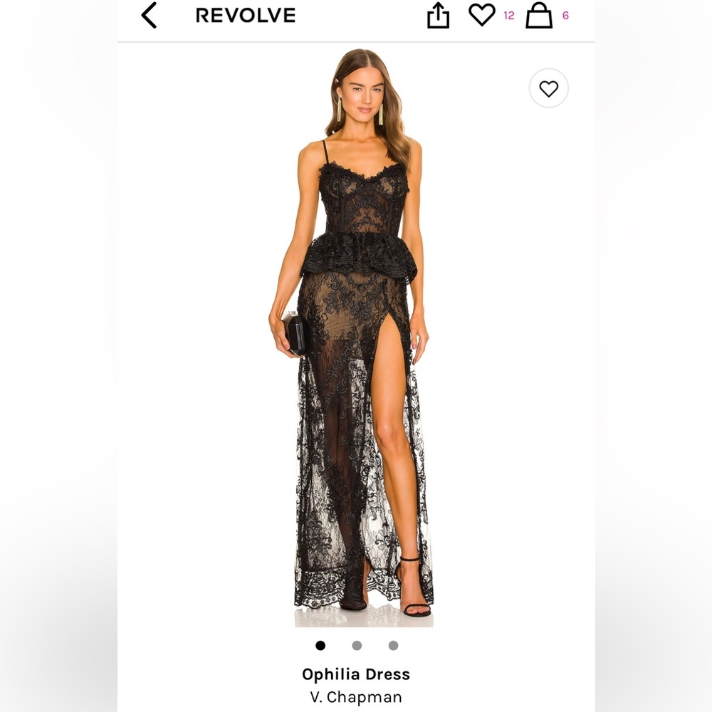 Black REVOLVE dress. Size 6 NWT